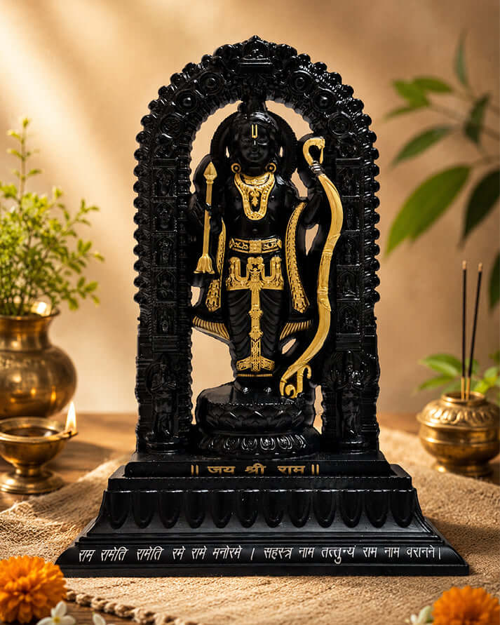Ramji with Golden Dress