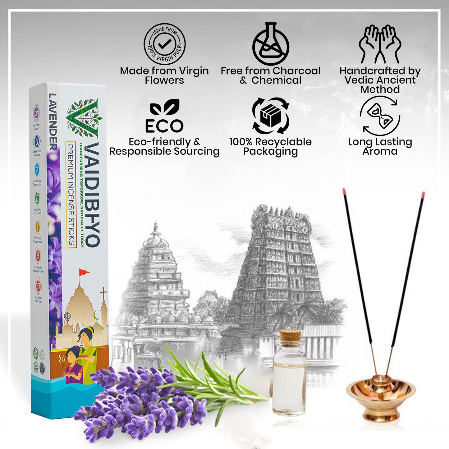 Lavender Incense Sticks