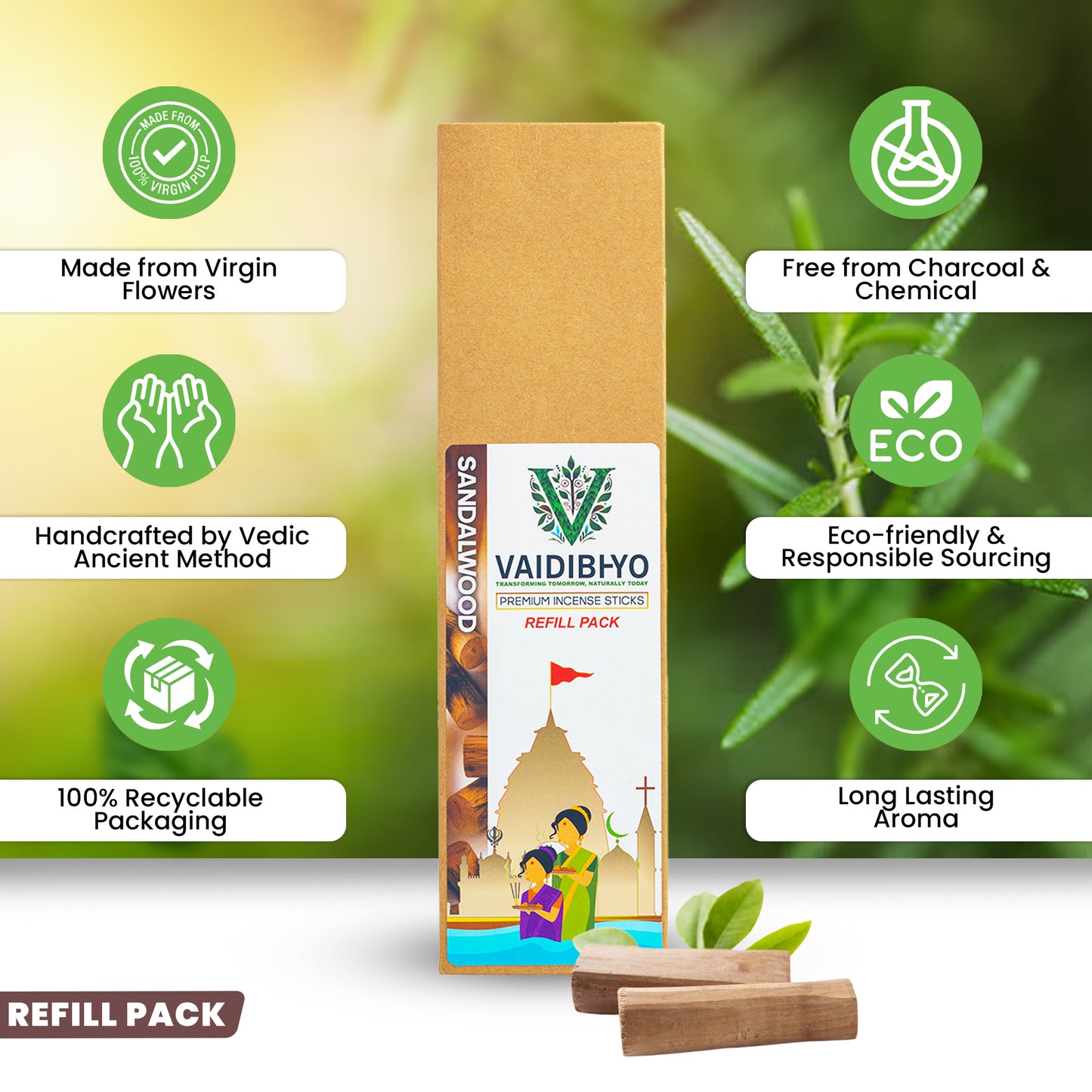 Sandalwood Refill Pack