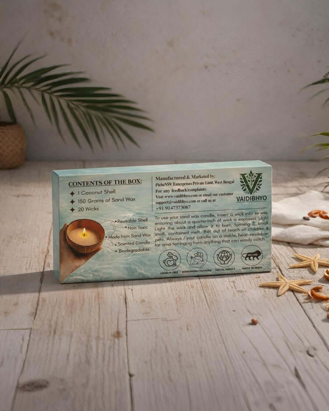Sand Wax Candle