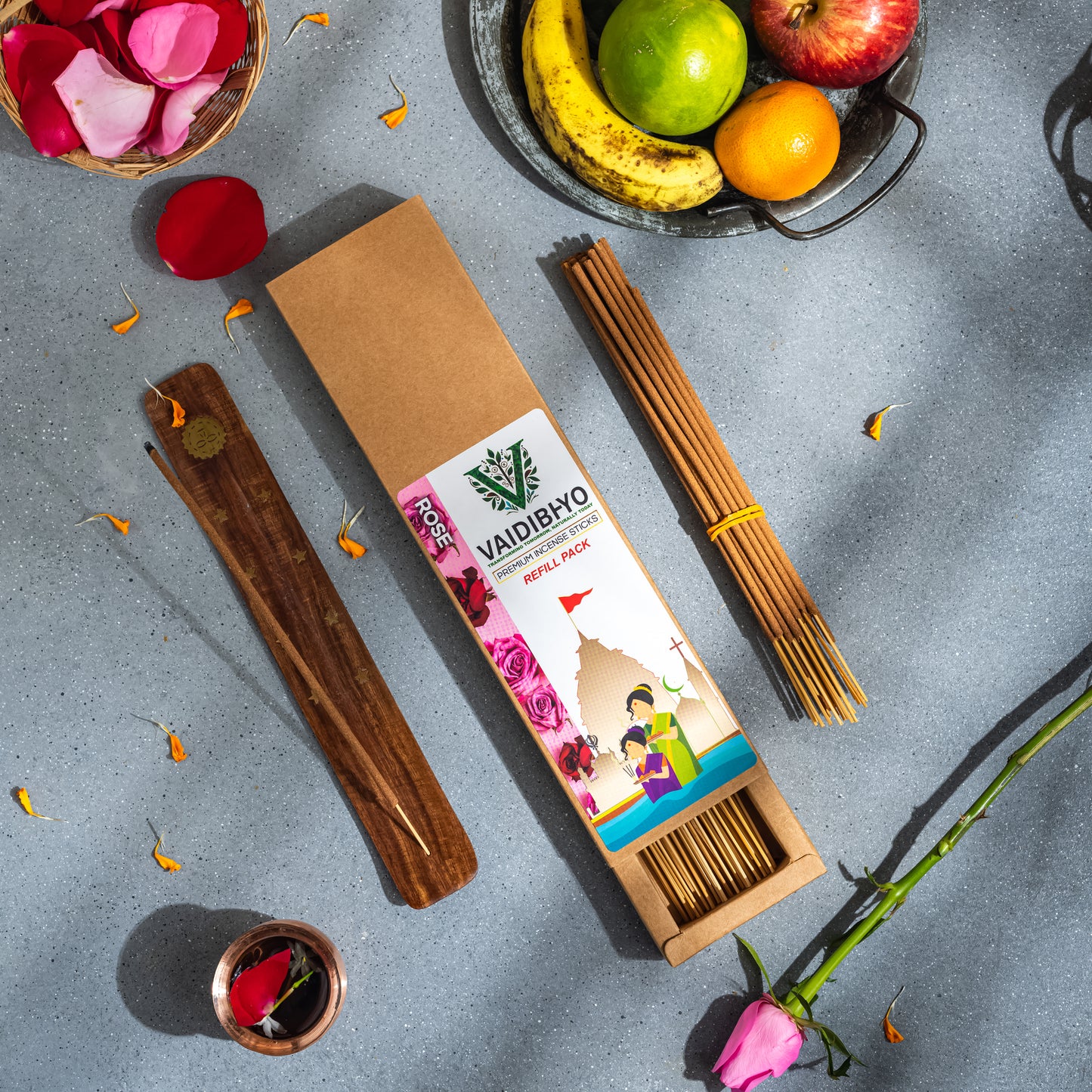 Rose/Sandalwood Refill Pack of 2