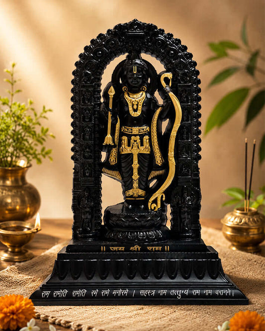Ramji with Golden Dress