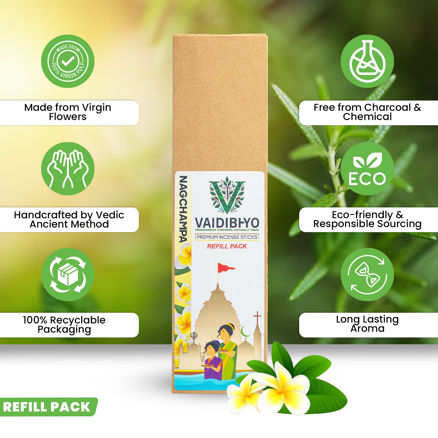 Nagchampa Refill Pack