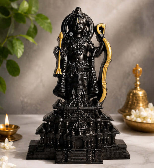 Ramji with Ram Mandir