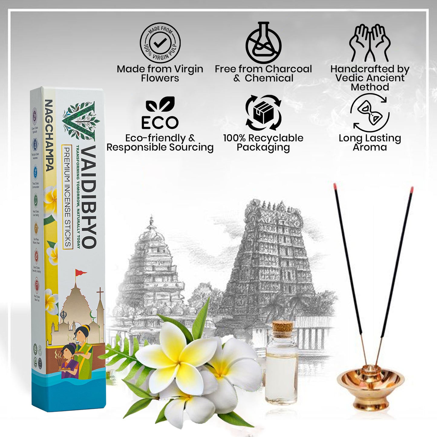 Nagchampa Incense Sticks