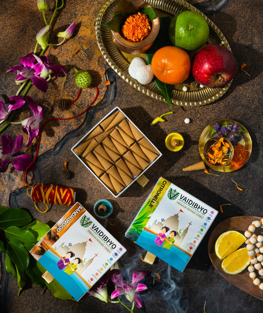 Citronella/Sandalwood Incense Cones Pack of 2