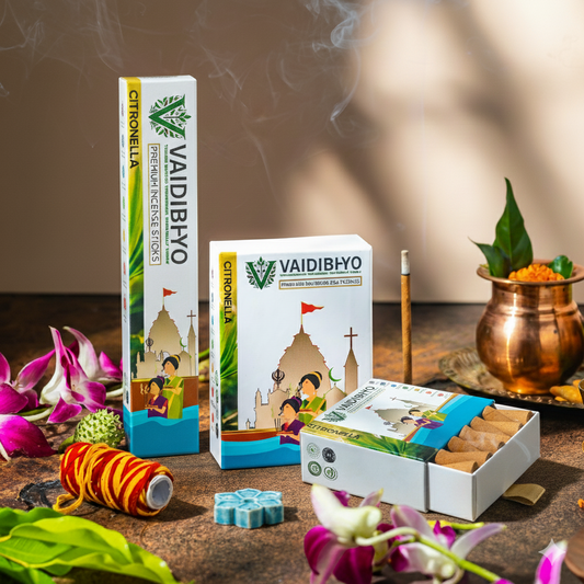 Citronella Incense Sticks/Bambooless/Cones Combo Pack