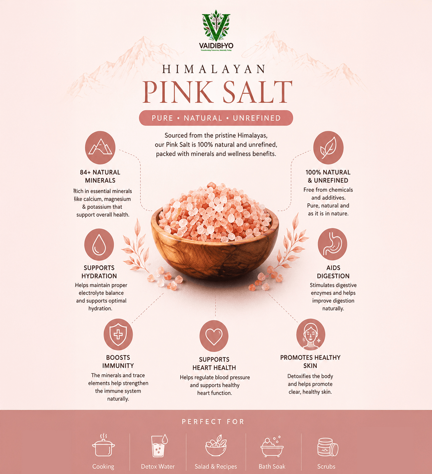 Himalayan Pink Salt (1KG)