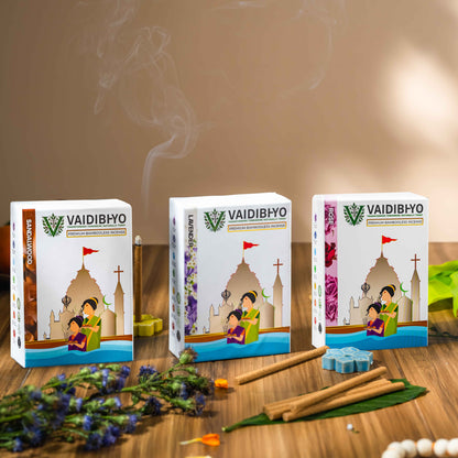 Rose/Lavender/Sandalwood Bambooless Pack of 3