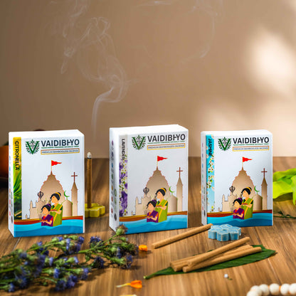 Citronella/Lavender/Jasmine Bambooless Pack of 3