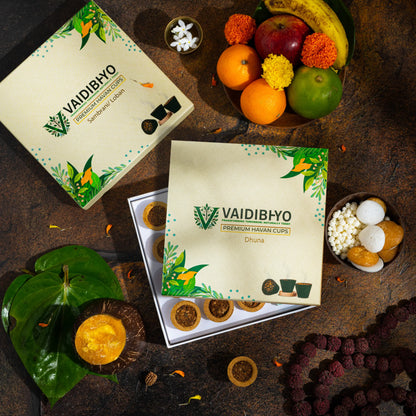 Loban/Dhuna Havan Cup Pack of 2