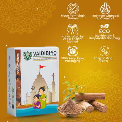 Nagchampa/Sandalwood Bambooless Pack of 2